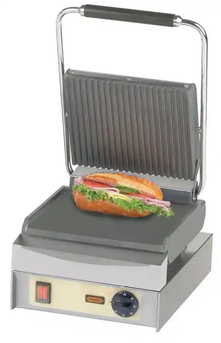 Highlight Kontaktgrill Panini Oben geriffelt unten glatt