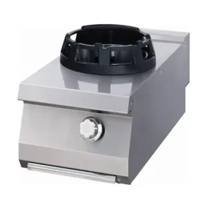 Aktuell Premium Wok-Kocher - 28,5 cm Kochring - Einzelgerät - 90 cm tief - Gas