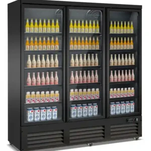 Tiefkühlschrank 1500 l – 3 Glastüren – Umluft – LED Wochenendangebot