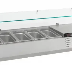 Aufsatzvitrine 1/4 Gn X 5 Markenprodukt