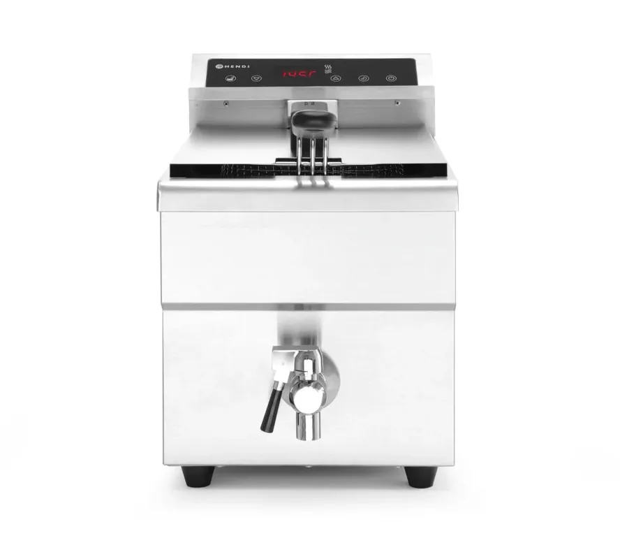 Induktionsfritteuse mit Ablasshahn - 8 l Top-Angebot