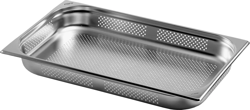 Markenware SARO BUDGET LINE Gastronormbehälter 1/1 GN perforiert Tiefe 65mm