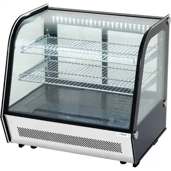 Bestseller Auftisch-Kühlvitrine Kalte Theke SES7L, 120 Liter