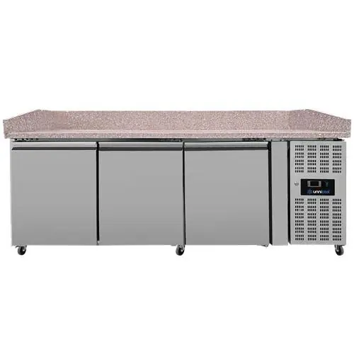 Pizza Theke 3 Türen - 202x80x100cm Top-Angebot