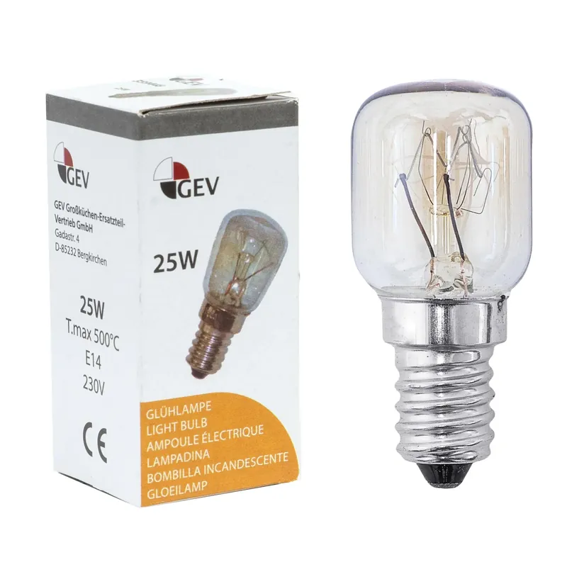 Glühlampe Pizzaofen E14 25W 500° Heißes Angebot