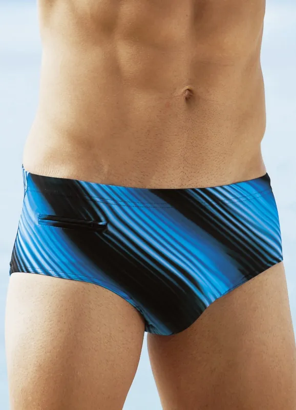 Badehose in Slipform mit Reißverschlusstasche Must-Have