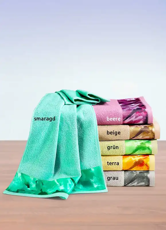 Frottier-Serie aus Baumwolle Neue Ware