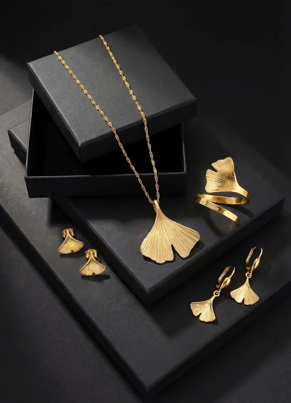 Anhänger mit Ginkgoblatt Bestpreis