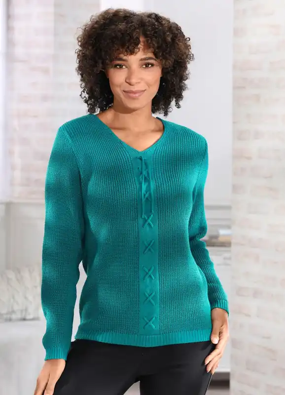 Pullover mit Schurwolle Top-Angebot