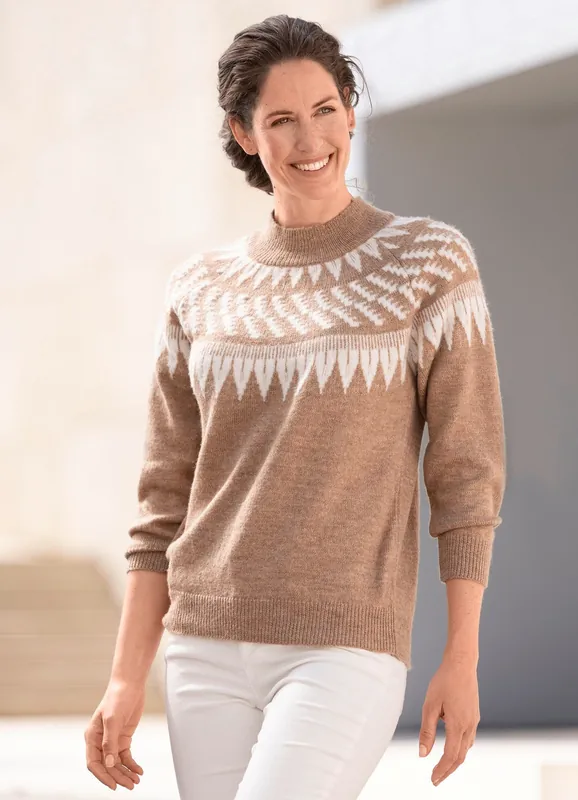 Pullover mit Norwegermuster Top-Seller
