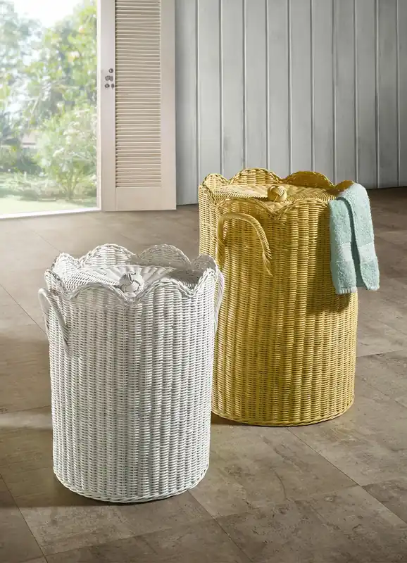 Neue Kollektion Wäschesammler aus Rattan