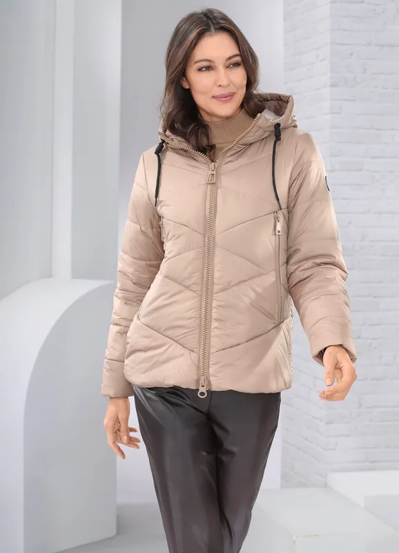 Direkt Vom Hersteller Jacke mit fester Kapuze
