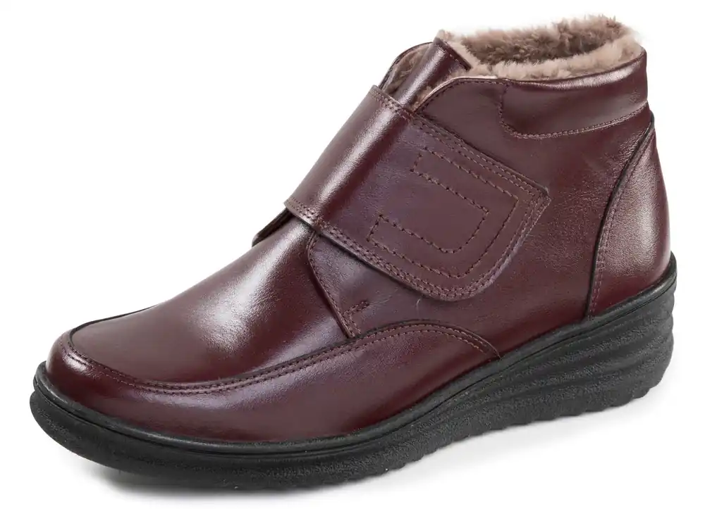 Preiswert ELENA EDEN, gefütterte Damen-Boots, Winterschuhe, Weite H, mit Lammfell