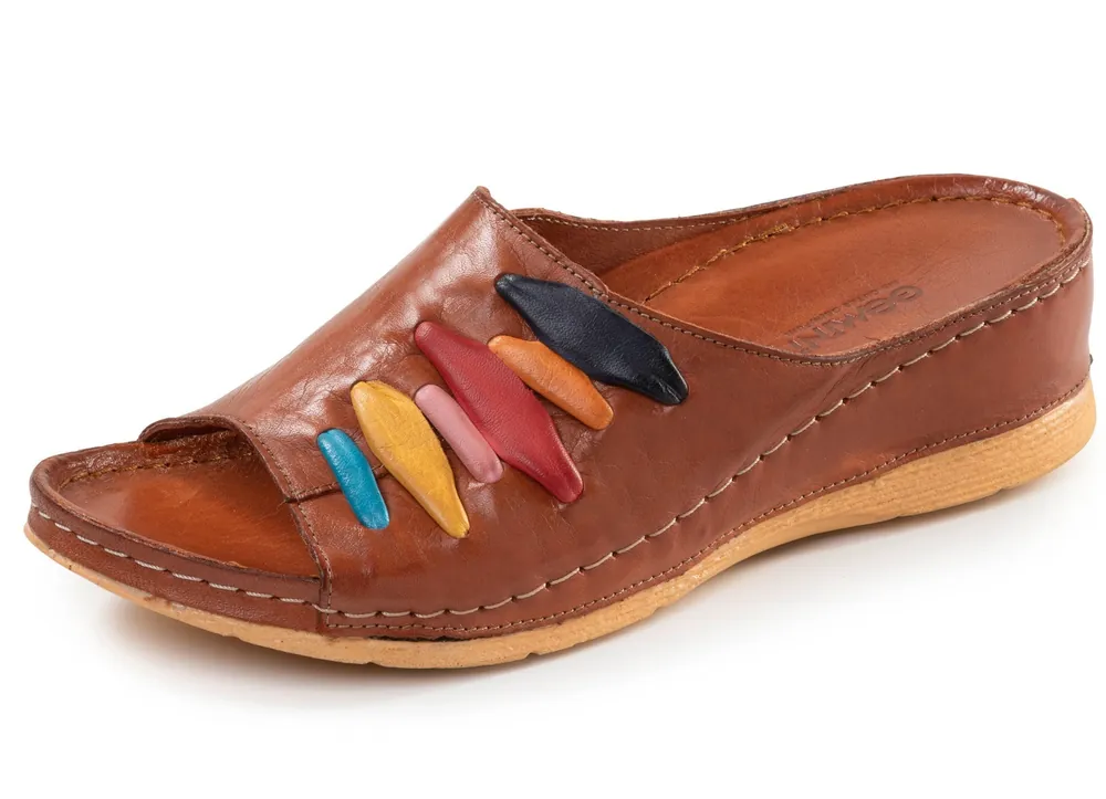 Gemini, trendige Damen-Pantoletten, Weite G, mit Gummizug Must-Have