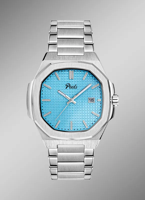 Aktuell Quartz-Herrenuhr aus Edelstahl