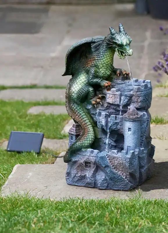Beliebt Solarbrunnen „Drachenburg"