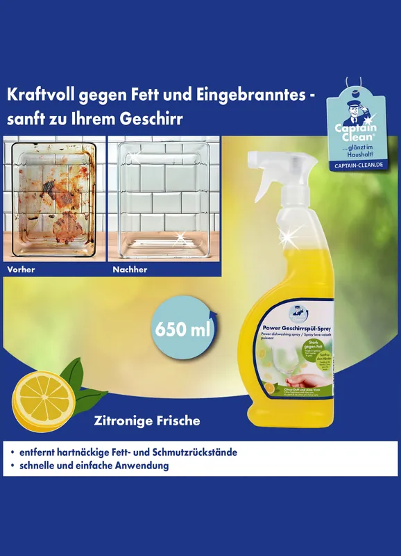 Knallerangebot Kraftvolles Geschirrspülspray, 2er-Set
