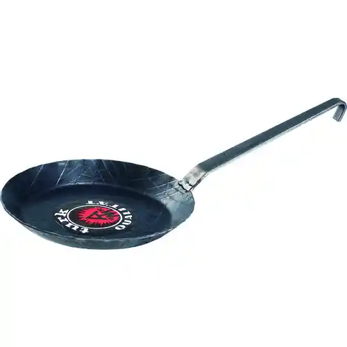 Kracherpreis Servierpfanne • Eisen Ø 360 mm H 35 mm Stielgriff