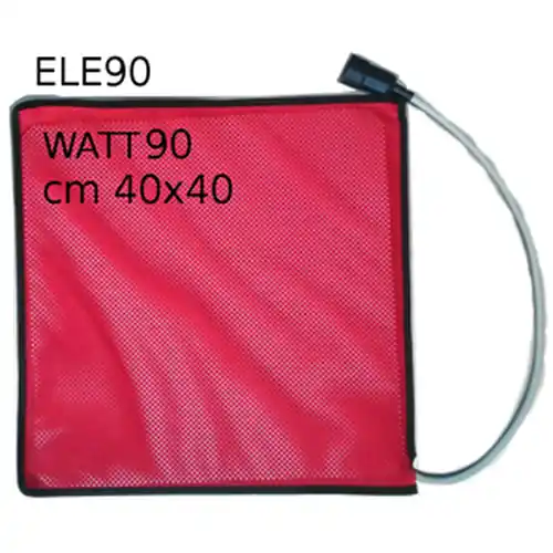 Top-Seller ELE90 Heizelement "ELE90", 90W, 12 V, 40 x 40 cm, für Pizzawarmhaltetaschen