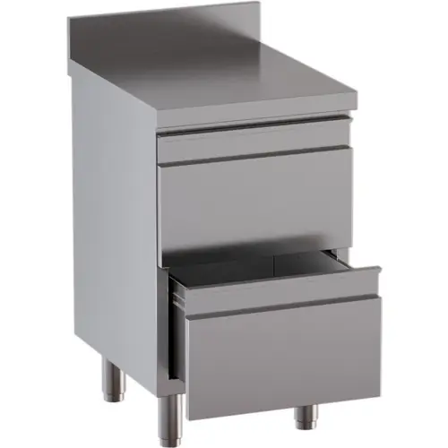 Neu Im Sortiment Schubladenschrank 2 Schubladen BxT 50x60cm Aufkantung