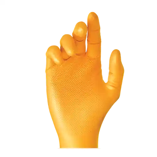 Knallerangebot Nitril-Lebensmittelschutzhandschuh orange