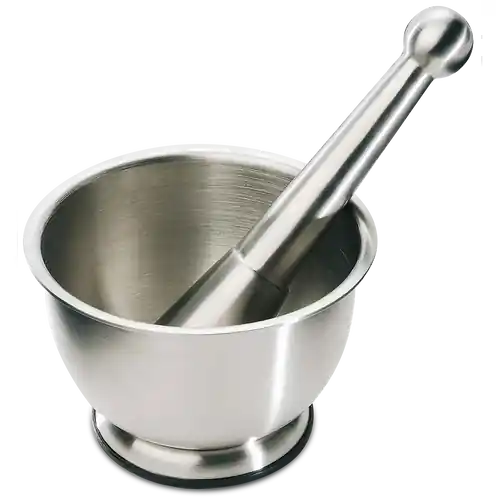 Neue Kollektion Mörser aus Edelstahl