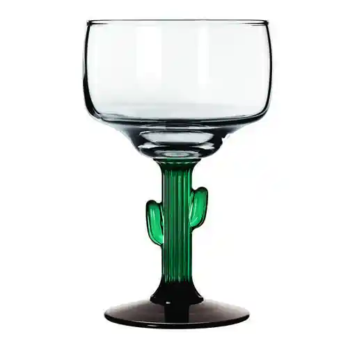Abverkauf Margaritaglas mit Kaktusstiel 35,5 cl Ø 10 cm, H 15,5 cm