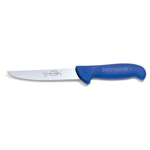 Ausbeinmesser ERGOGRIP schwarz breit gerade Klinge steif glatter Schliff Klingenlänge 13 cm Online Kaufen