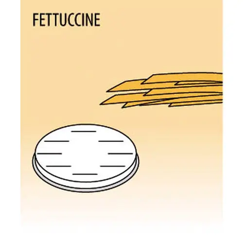 Beliebt MPF 2,5/4-Fettuccine Matritze Fettuccine, 8 mm, aus Messing für Nudelmaschine MPF 2,5 oder MPF 4
