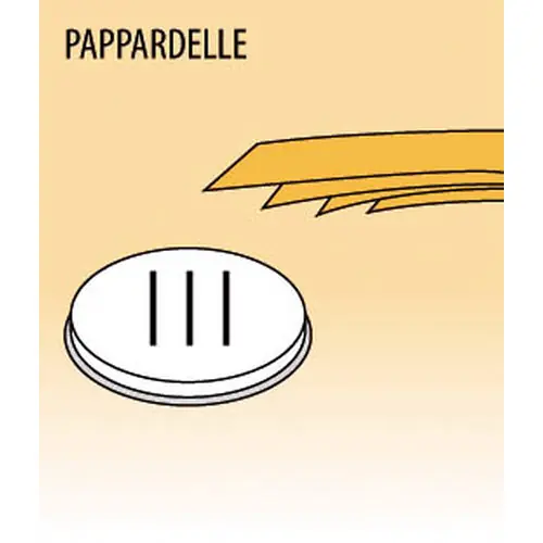 Bestseller MPF 1,5-Pappardelle Matritze Pappardelle, 16 mm, aus Messing für Nudelmaschine MPF 1,5