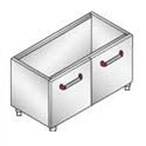 Beliebt Untergestell 7SP120 2 Flügeltüren 1200 mm x 560 mm H 600 mm