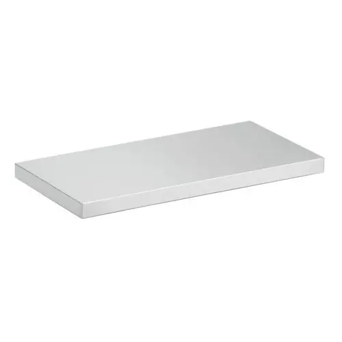 107279 Seitenablage KST3240 Plus, Material CNS 18/10, inkl. Befestigungsmaterial, Maße B 700 x T 350 x H 80 mm, Gewicht 4 kg Markenware