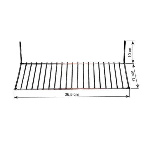 WHR 3535 E Warmhalterost, Edelstahl elektropoliert, zum Einhängen an Aufsatz-Windansteckblech, 0,3 kg Neue Ware