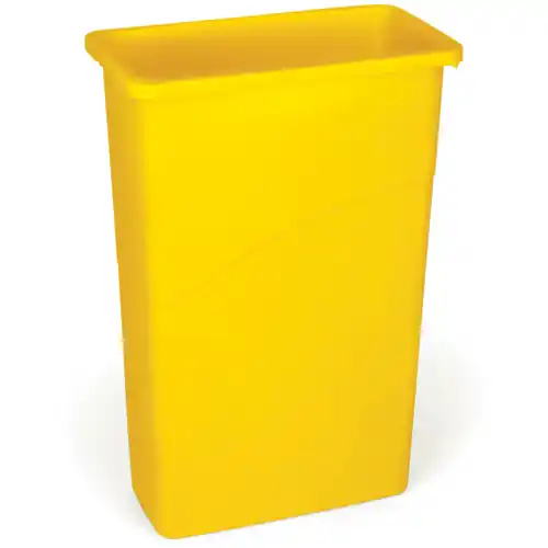 Abfallbehälter 87 ltr Kunststoff gelb L 508 mm B 279 mm H 762 mm Online Kaufen