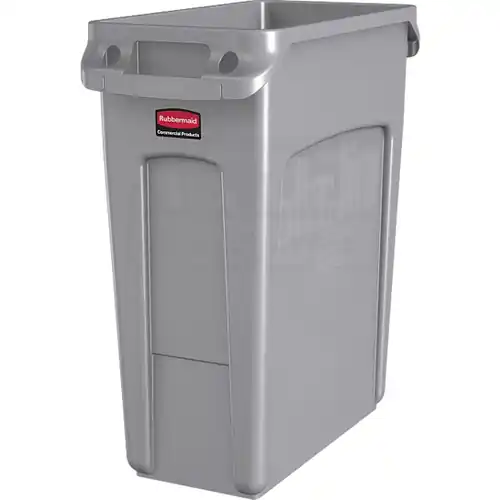Abfallbehälter 60 ltr Kunststoff grau L 588 mm B 279 mm H 632 mm Schneller Versand