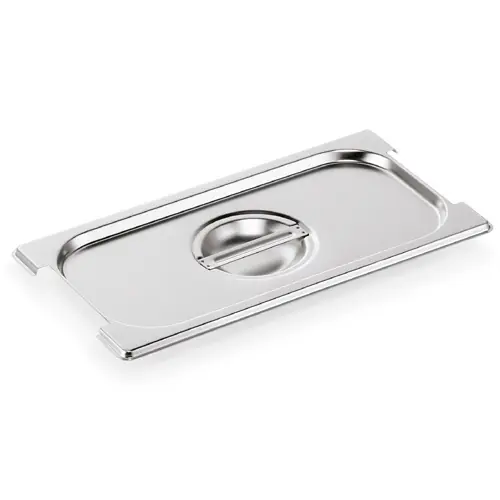 Abverkauf GN Deckel GN 73 GN 1/3 Edelstahl Löffelaussparung
