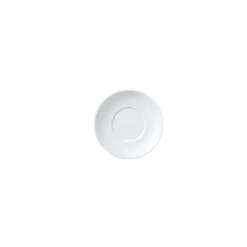 Ausverkauf Espressountertasse COUPE WHITE Bone China Ø 120 mm