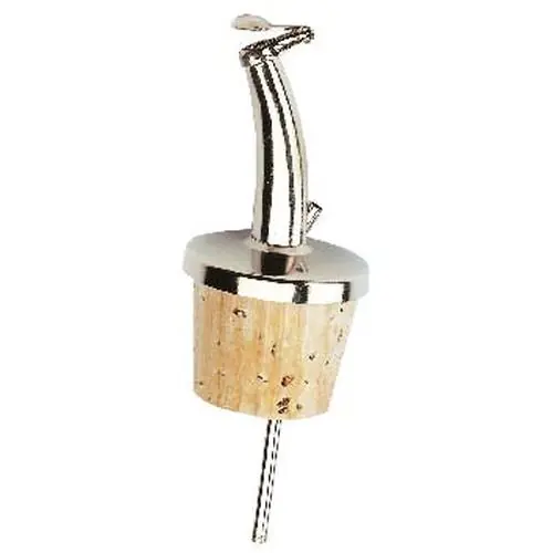 Top-Seller RESTPOSTEN Ausgießer Kork Messing Classic Gastro • 2 Stück frei dosierbar