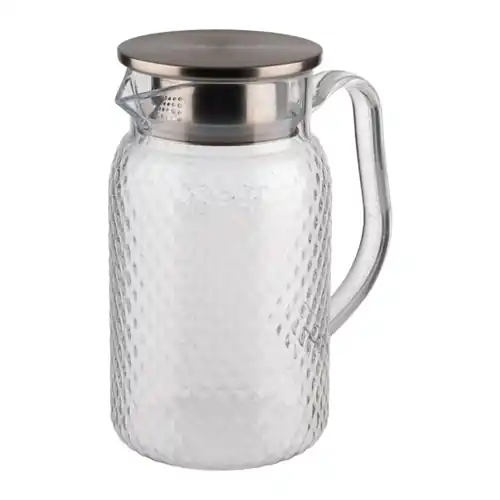 Neuheit Saftkanne Kunststoff mit Deckel 1000 ml