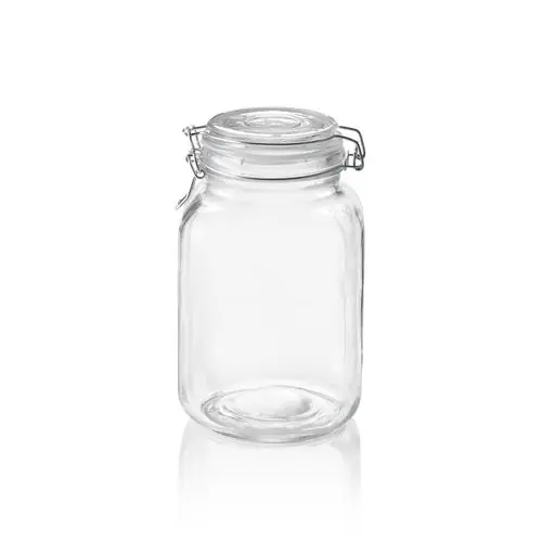 Rabatt Vorratsglas XL mit Bügelverschluss 2 ltr Ø 90 mm H 210 mm