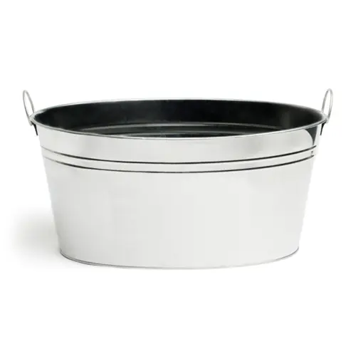 B-WARE Flaschenkühler Eiseimer 24 ltr Zink 510 mm 350 mm H 230 mm Nur Für Kurze Zeit