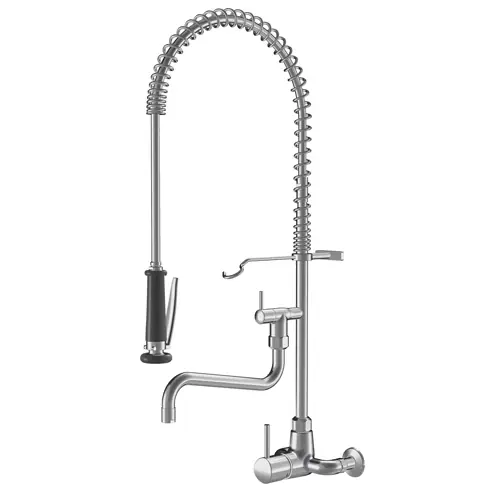 Geschirrbrause GASTRO Wandarmatur Ausladung 200 mm Auslaufhöhe 97 mm Rabatt