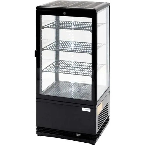 Kühlvitrine PAN4L mit Umluftkühlung, 78 Liter, LED Neue Ware