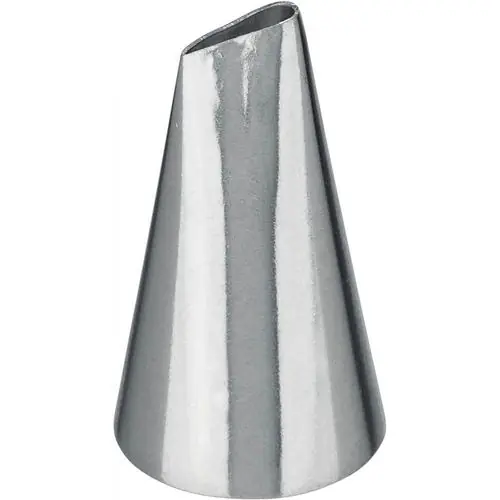 Neue Ware Blumenblatttülle, Edelstahl, 13 x 3 mm (BxT)