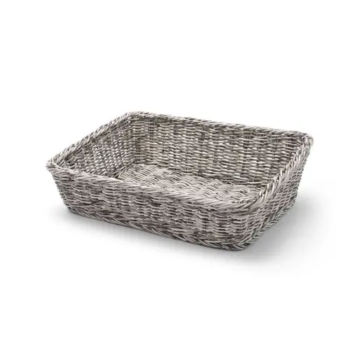Neue Kollektion Brotkorb abgeschrägt Hellgrau 400x300x(H)120mm