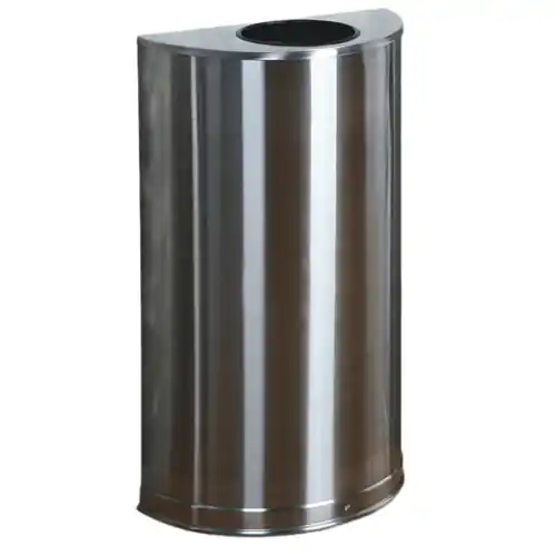 Abfallbehälter DESIGNER LINE 45 ltr Edelstahl Einwurföffnung oben L 458 mm B 229 mm H 813 mm Kracherpreis