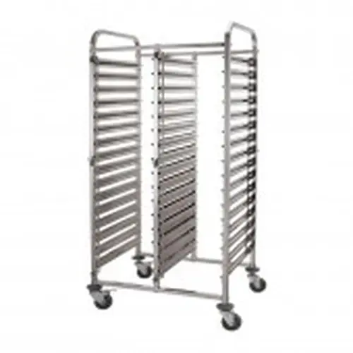 GN Regalwagen Gastronorm passend für 12 Behälter / 24 Tabletts Begrenztes Angebot