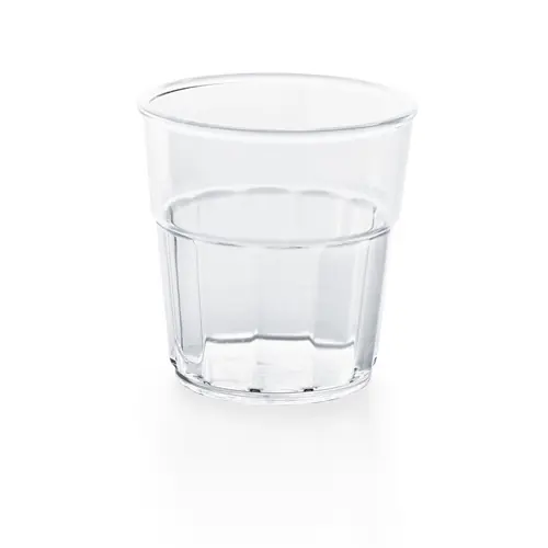 Becher Polycarbonat klar mit Relief 30 cl Mehrweg Neue Ware