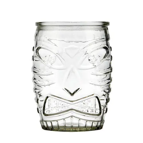 Ausverkauf Tiki Cocktailglas 47,3 cl Glas mit Relief H 107 mm