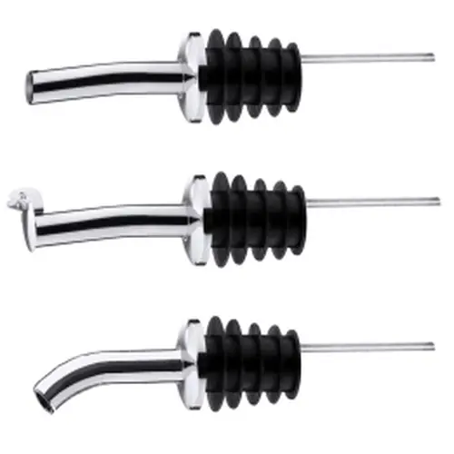 Flaschenausgießer Kunststoff Edelstahl L 120 mm Durchlauf-Ø 8 mm frei dosierbar Sichere Zahlung